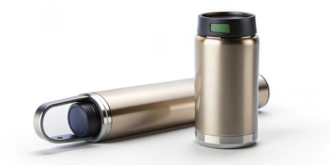 Two Stainless Steel Water Bottles