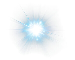 PNG Sharp point light flare phenomenon explosion lighting.