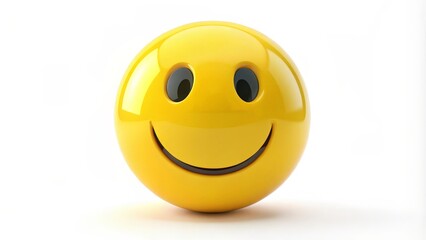 Fototapeta premium Yellow Smiley Face Icon