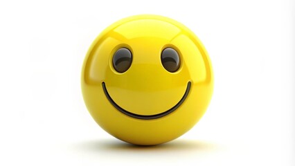 Fototapeta premium Yellow Smiley Face Icon