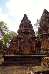Sanctuary of Banteay Srei in Siem Reap, Cambodia