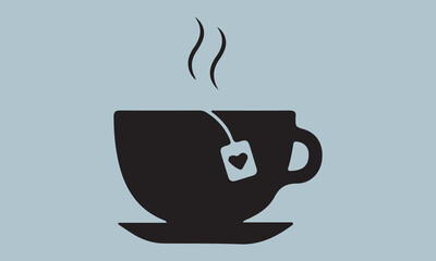 Coffee and tea cup set illustration  illustration, tea cup, coffee - drink, tea - hot drink, icon set, coffee cup, milk, cup, drink, symbol, vector, food, icon symbol, heat - temperature, square - com