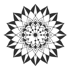 Abstract Mandala Design Element
