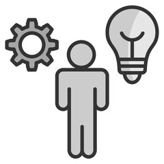 Competence  Icon Element For Design