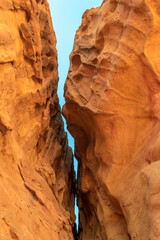Madain Saleh, a UNESCO-approved historical site, is located in Al Ula, Saudi Arabia.