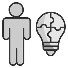 Problem Solving  Icon Element For Design