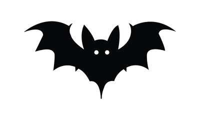 Bat icon silhouette vector