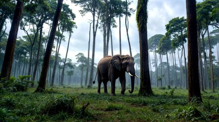 Elephants in Breathtaking Landscapes