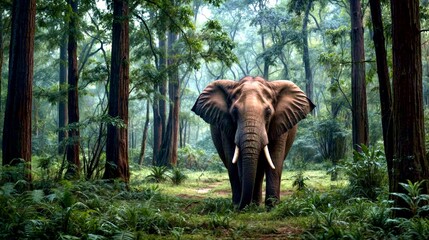 Elephants in Breathtaking Landscapes