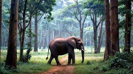 Elephants in Breathtaking Landscapes