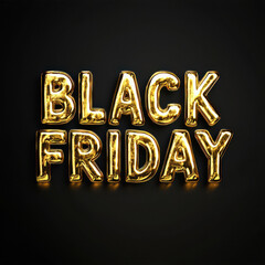 Black Friday Sale concept with gift box