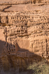 Madain Saleh, a UNESCO-approved historical site, is located in Al Ula, Saudi Arabia.
