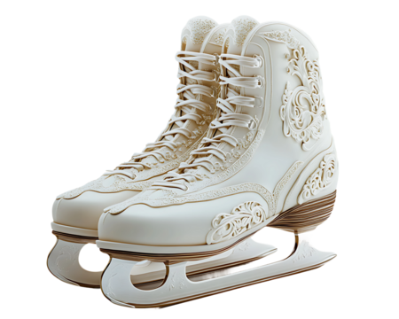 Figure skates isolated on white