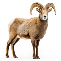 Obraz premium mountain goat isolated on white
