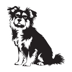 Dog Silhouette Vector Illustration