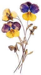 PNG Pansy flowers pansy pressed.