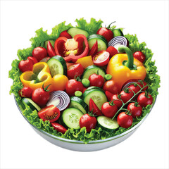Fresh Vegetable Salad Free PNG and Clipart