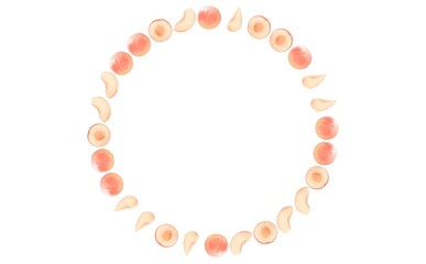 桃のフレーム　①