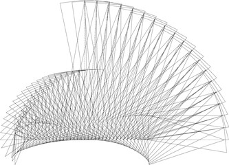 halftone lines creative geometric pattern, modern abstract background, vector design element