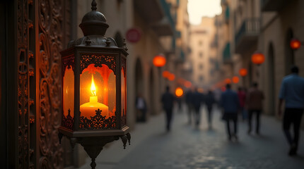 Lantern Ramadan  in the streets of Cairo