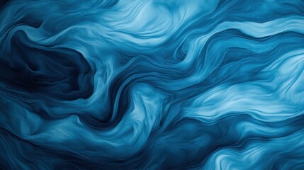 Obraz premium Dynamic blue abstract background with flowing particles and energy wave effects