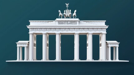 3D model of Brandenburg Gate