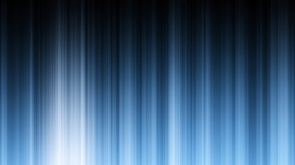 Abstract background with vertical blue and white streaks, gradient effect from dark to light, blurry texture, digital art, modern design