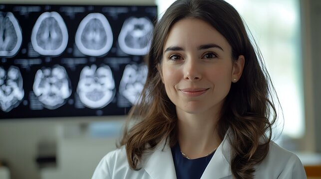 A neurologist explaining safe treatments for neurological diseases
