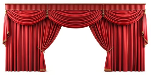 Red Stage Curtains