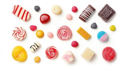 Obraz premium Candy and sweets are all around.