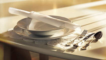Table setting - napkin.