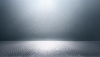 Minimalist Modern Abstraction Striking Gray Gradient Wall Backdrop Bathed in Pure White Light in an Empty Studio, Exuding Clean and Sophisticated Vibes.