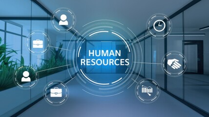 Human Resources Management System in Modern Office