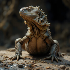 Obraz premium island land iguana