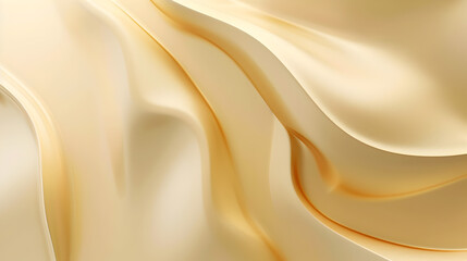 Soft, flowing fabric texture in warm beige hues, suggesting elegance and tranquility.