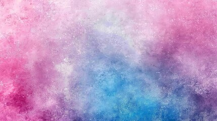 Fototapeta premium Abstract background with pink, blue, and purple color tones. A swirling nebula like effect with textured, speckled appearance. High resolution image
