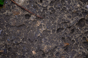A gray texture of the stone.