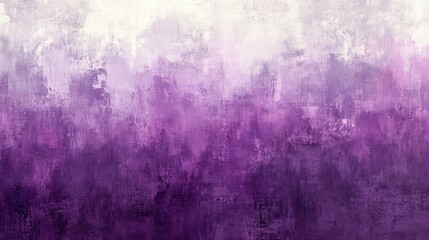 Obraz premium Abstract purple and white watercolor wash background. Gradient texture with mottled, speckled effect. Soft, dreamy atmosphere. Ideal for design