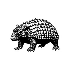 vector illustration of a leopard