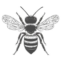 Obraz premium vector illustration of a wasp
