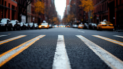 Fototapeta premium Witness Accounts and Time Passing Without Leads, A detailed street scene featuring a witness observing something, captured in high fidelity, ideal for commercial use in media and storytelling.