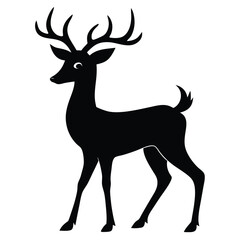 Obraz premium The mountain deer distinguish yourself quietly