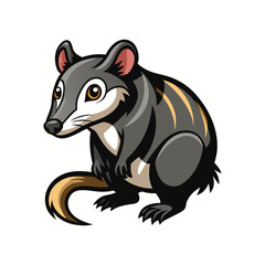 cuban solenodon rodent looks icon.eps