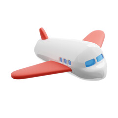 Fototapeta premium 3d illustration of Airplane