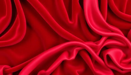 Obraz premium abstract of romantic red luxury fabric