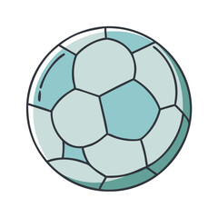 Obraz premium soccer ball icon, soccer ball vector illustration-simple illustration of soccer ball, perfect for soccer ball logos and icons