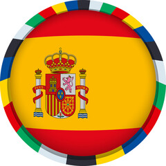 Obraz premium Spain Flag
