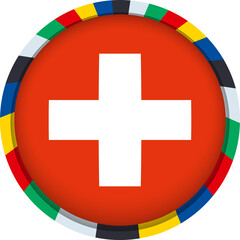 Obraz premium Switzerland Flag