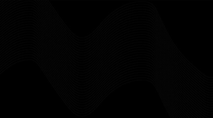 Vector abstract background with dynamic color waves. Dynamic sound wave flowing wave lines.