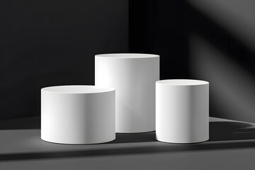 black and white cups